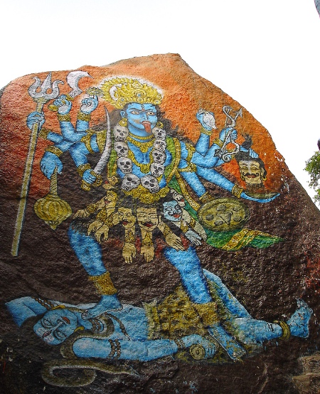 Hyderabad - Golkonda Fort - Kali temple