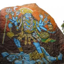 Hyderabad - Golkonda Fort - Kali temple