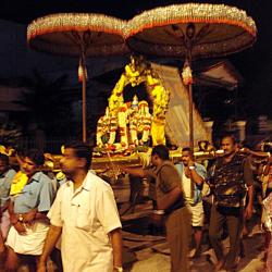 Tirupathi - Procession au Tirumalai temple