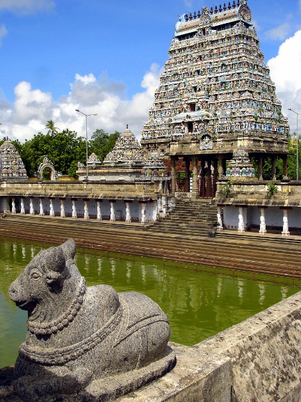 Chidambaram - Temple et réservoir de Shiva Nataraja