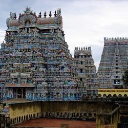 Trichy (Tiruchirappalli) - Gopurams du Sri Ranganataswamy Temple